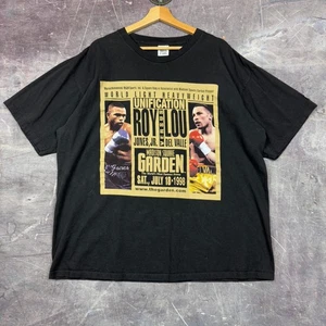 Roy Jones Jr. de colección Camiseta Hombre Negra XL Lou Del Valle Boxeo Camiseta 1998 0925 - Imagen 1 de 5