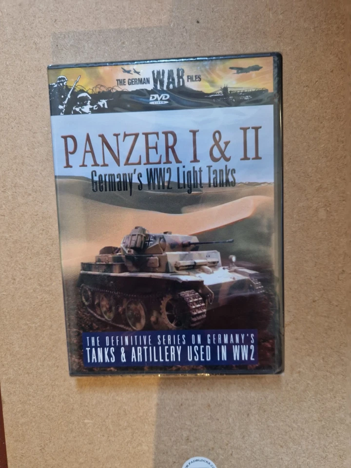 German War Files Panzer I And II Germany's WW2 Light Tanks New Sealed DVD v rare - Image 1 of 1
