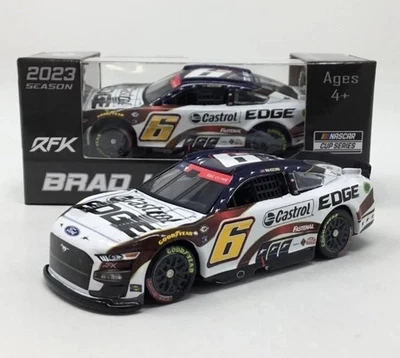 Brad Keselowski#6  2023 Castrol Edge Salutes Foil Number 1:64 Diecast Car 1/64 - Image 1 of 2