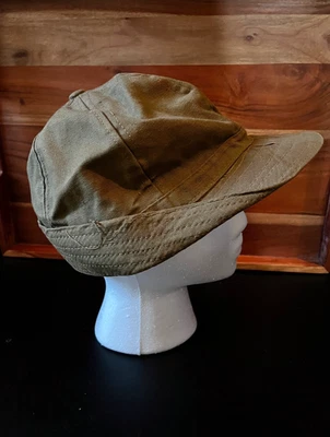 Sombrero cubo de lona Duxbak vintage con solapa para el cuello | Años 70-80 caza pesca al aire libre Foto 1 de 4