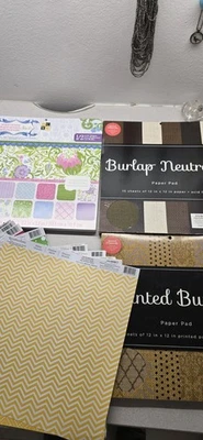 Gran Lote de Papel Artesanal y Sublimación - 350+ Hojas - Transferencia, Calcomanías, Álbum de Recortes Foto 1 de 4