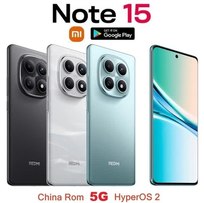 Xiaomi Redmi Note 15, 5G Mobile Dual-Sim China Rom for UK & Global, English Only - Image 1 of 4