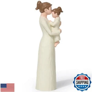 Yuideary Mother and Daughter Figurines, Hand Painted Mom Daughter Figure, Rem - Picture 1 of 5