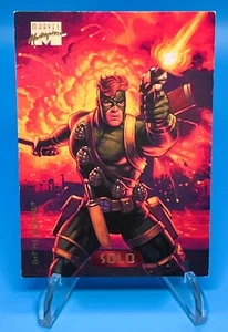 Tarjeta coleccionable de superhéroes Solo #114 Marvel Masterpieces serie 3 - 1994 en muy buena condición-excelente - Imagen 1 de 3