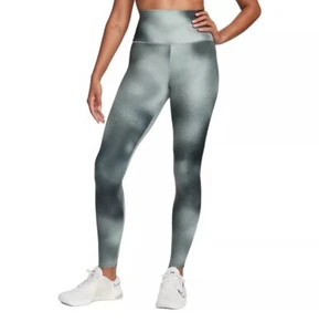 Nike One Dri-FIT High Rise Printed Training Leggings Gray FQ6260-010 Size XS - Picture 1 of 6