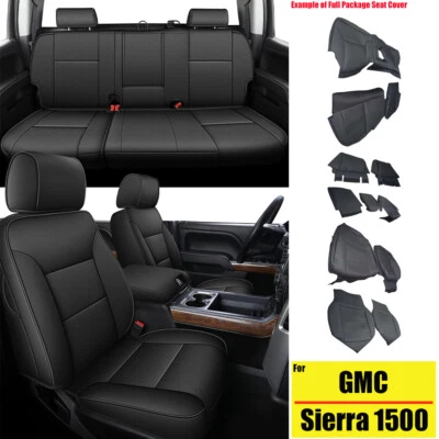 (All inclusive Custom)Car 5-Seat Covers Cushion For GMC Sierra 1500 2014-2018 Foto 1 de 4