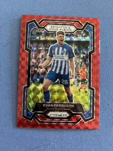 Evan Ferguson SP 2023-24 Prizm Premier League #101 Red Mosaic Brighton  - Picture 1 of 3