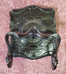 Vintage Amerock Carriage House Toilet Paper Holder Dark Bronze Black MCM - Picture 1 of 9