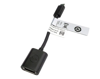 GENUINE DELL MICRO USB MALE TO USB FEMALE CABLE ADAPTER C8M9W 0C8M9W CN-0C8M9W - Image 1 of 2