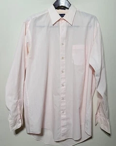 Botany 500 Silk-Like Long Sleeved White Dress Shirt 17 34-35 - Picture 1 of 13