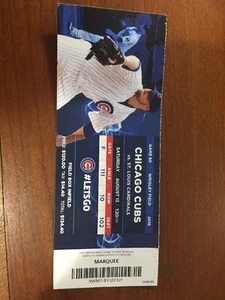 Chicago Cubs Ticket Stub V Cardinals 8.13.16 - Picture 1 of 5
