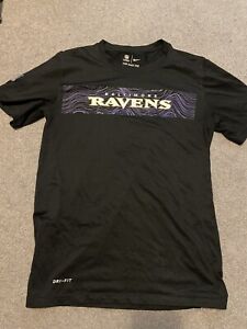 Nike Baltimore Ravens On-Field Apparel NFL Dri-Fit T-Shirt Size Mens Small