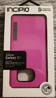 NEW Incipio DualPro Dual Layer Protection For Samsung Galaxy S7 - Pink - Image 1 of 4