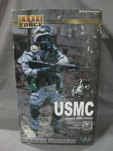 ELITE FORCE 2002 USMC SARGENTO JOHN SALIAS BBi TOYS 1/6 FULLY ARTICULATED - Imagen 1 de 11
