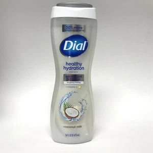 Jabón corporal Dial Healthy Hydration leche de coco 16 fl oz | hidratante | vitamina E - Imagen 1 de 2