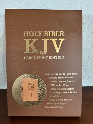 Holy Bible KJV - Large Print Edition 2024 New Scandinavia Publishing House - Image 1 of 4