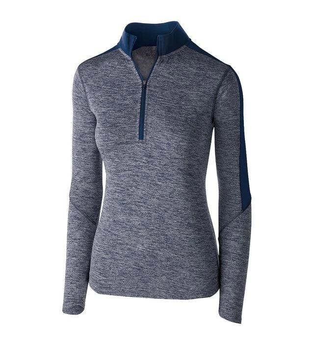 NUEVO Pullover Holloway Electrify para Damas 1/2 Cremallera Azul Marino/Azul Marino (Talla L) Foto 1 de 1