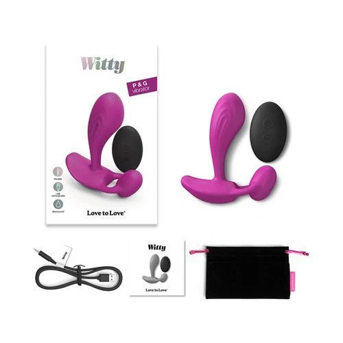 Love to Love Witty Recargable Control Remoto Silicona P&G Vibrador Orchi Foto 1 de 1