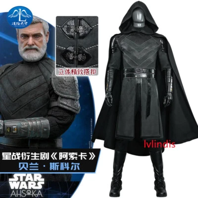 Ahsoka Baylan Skoll Star Wars Disfraces Hombres Juegos con disfraces Bata Capa Halloween Traje Conjunto Foto 1 de 4