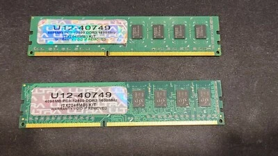 Ultra - 4gb kit - DDR3 1600MHz PC3-12800 Desktop RAM/2 Pieces 2x2gb 🔥 - Image 1 of 4