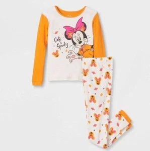 NEW 2022 Disney Minnie Mouse Girls Halloween 2pc Pajamas Size 8 (NEW WITH TAG) - Picture 1 of 5