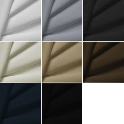 DISCOVER LIFESTYLE & FASHION FABRICS Blackout Thermal 3 Pass Light Block Insulation Curtain Lining Fabric | Per Metre