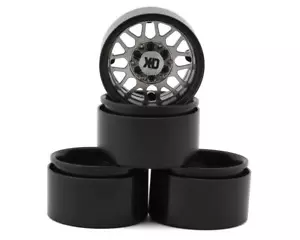 RC4WD XD 1.7" XD849 Grenade 2 Deep Dish Beadlock Wheels (Black/Silver) (4) - Picture 1 of 3