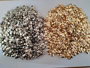 500pcs wholesale for military disney brass pin keepers locking pin backs clasps - Picture 1 of 9