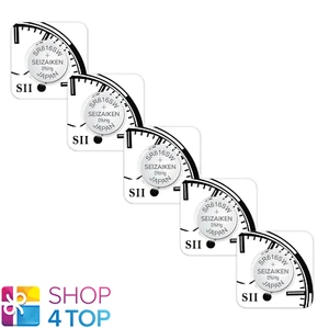 5 Seiko Seizaiken Reloj batteries 321 SR616SW SR65 Óxido Plata 1.55V 2026 Nuevo - Imagen 1 de 3