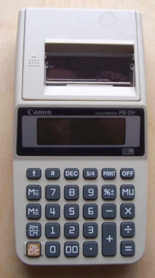 Canon Palm Printer P8-DH 10 Digit Calculator Works No Power Supply - Image 1 of 4