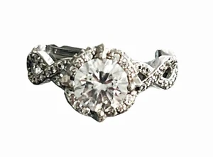 Victoria Wieck Ring Absolute Round Infinity Band Sterling Silver- Size 8 - Picture 1 of 11