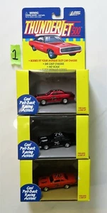 Johnny Lightning ThunderJet 500 Fairlane Set (3) CHROME RED,Black, Orange # 76 - Picture 1 of 6