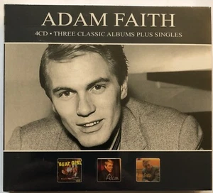 Adam Faith Three Classic Albums Plus Singles 4 CD New Sealed 5036408202321 - Picture 1 of 5