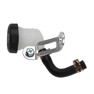 Universal Brake Clutch Master Cylinder Oil Fluid Tank Reservoir W/ Bracket - Picture 1 of 7