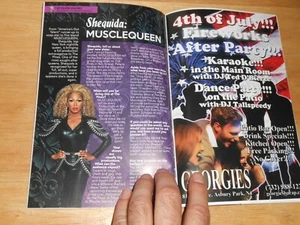Get Out Mag Drag Muscle Queen Shequida,singer Ari Lauv,Zach Adam Joseph 2018 Gay - Picture 1 of 11