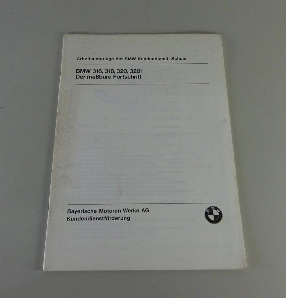 Schulungsunterlage Seminario BMW 3er E21 316/318/320/320i Stand 10/1975 - Imagen 1 de 4