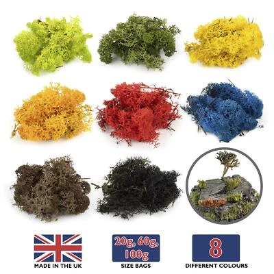 WWS Lichen Flechte Modell Moos Laub - Modellbau Modellbahn Baum Busch Hecke - Bild 1 von 4