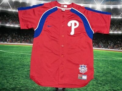 Camiseta Nike Philadelphia Phillies Chase Utley #26 talla mediana usada roja Foto 1 de 4
