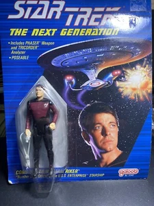 1988 Galoob Star Trek The Next Generation Riker MOC. In Original Packaging. - Picture 1 of 2