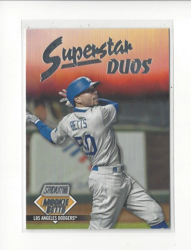 2021 Stadium Club Superstar Duos #SD2 Cody Bellinger/Mookie Betts Dodgers - Image 1 of 1