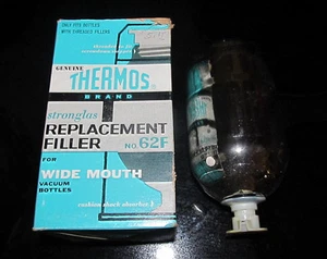 Stronglas Replacement Filler No. 62F Genuine Thermos Wide Mouth Vacuum Bottles - Picture 1 of 6