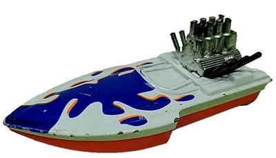 1975 Matchbox Sea fire Superfast Orange and Blue SEAFIRE Power boat Vintage Toy - Image 1 of 4