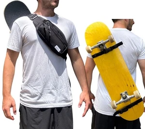 Frontside Bag Co skateboard yoga Bag fanny pack black Crossbody - Picture 1 of 4