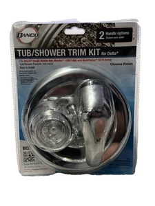 DANCO Tub and Shower Trim Kit with Single-Handle in Polished Chrome 2 HANDLES - Picture 1 of 2