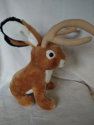 Jackalope Plush Toy Wildlife Artists 17" EUC Stuffed - Image 1 of 4