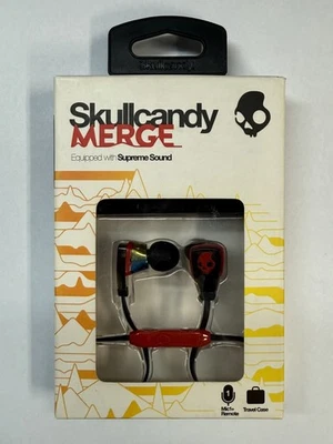 Skullcandy Merge S2SYGY-440 Supreme Sound In-Ear only Headsets Black/Red - Image 1 of 2
