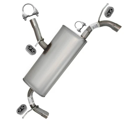 Stainless Steel Exhaust Muffler fits: 2012-2014 2.0L & 2011-2014 3.5L Ford Edge - Изображение 1 из 4