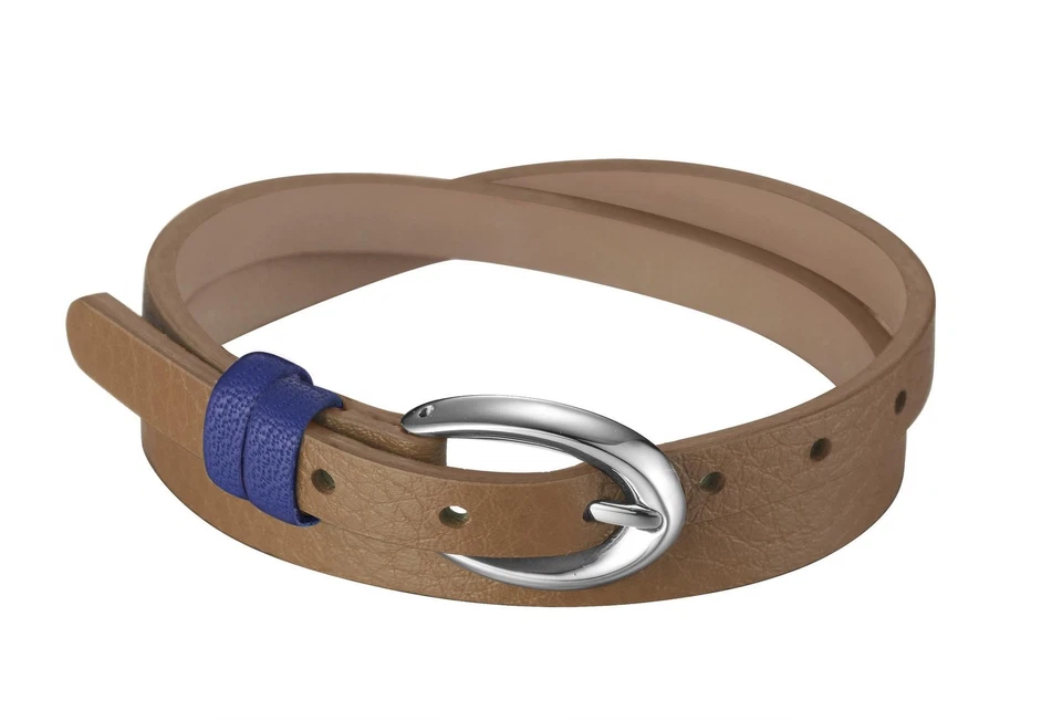 Esprit Armband Lederband Edelstahl Braun 38cm Dornschließe ESBR11336B380 - Bild 1 von 1