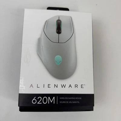 Alienware 620M Wireless Gaming Mouse AW620M Light Color 26000 DPI Optical Sensor - Image 1 of 4