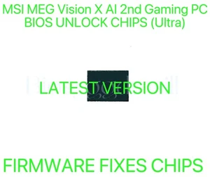 MSI MEG Vision X AI 2nd Gaming, NO PASSWORD FIRMWARE BIOS CHIP LATEST VERSION - Afbeelding 1 van 1